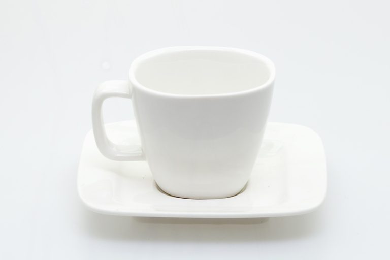 Espresso kop en schotel