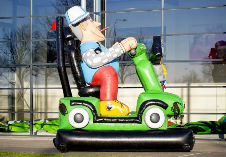 Abraham op Scootmobiel