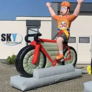 Abraham op Fiets