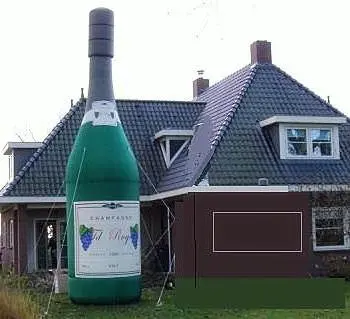 Champagnefles 8mtr